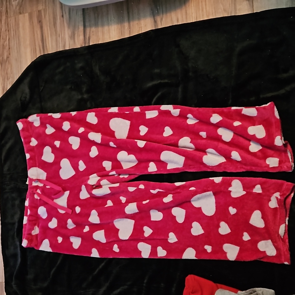 Pink pajama pants